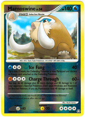 Mamoswine - 9/146 - Rare - Reverse Holo